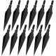 Sinbadteck Traditional Broadheads, 100/125/150Grains 12PK Traditional Hunting Points Screw-in Hunting Arrowheads Solid Metal Arrow Tips for Hunting and Target