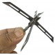 Sinbadteck Archery Broadheads, 3Pcs Pack 4 Fixed Blade Turkey Hunting Broadheads 200Gr Arrowhead Stainless Steel Bow and Arrow Hunting Tips