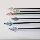 Sinbadteck Hunting Broadheads, 12PCS 3 Blades Bowhunting Broadheads 100 Grain Archery Arrow Broadhead Compatible with Traditional Bows and Compound Bows (Blue) 