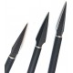 Sinbadteck Traditional Broadheads, 100/125/150Grains 12PK Traditional Hunting Points Screw-in Hunting Arrowheads Solid Metal Arrow Tips for Hunting and Target