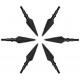 Sinbadteck Traditional Broadheads, 100/125/150Grains 12PK Traditional Hunting Points Screw-in Hunting Arrowheads Solid Metal Arrow Tips for Hunting and Target